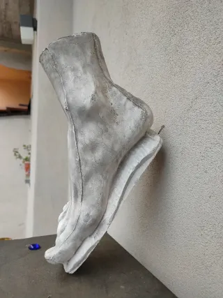 Antica scultura modello piede
