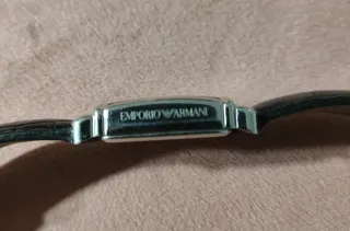 Reloj Emporio Armani Cuadrado Negro/Plata
