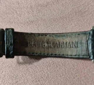 Reloj Emporio Armani Cuadrado Negro/Plata