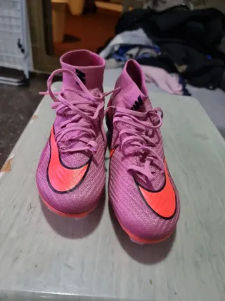 Botas de fútbol Nike Air Zoom Rosa