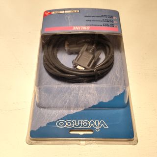 Cable Null-Modem Sub-D 9 pines VIVANCO - nuevo