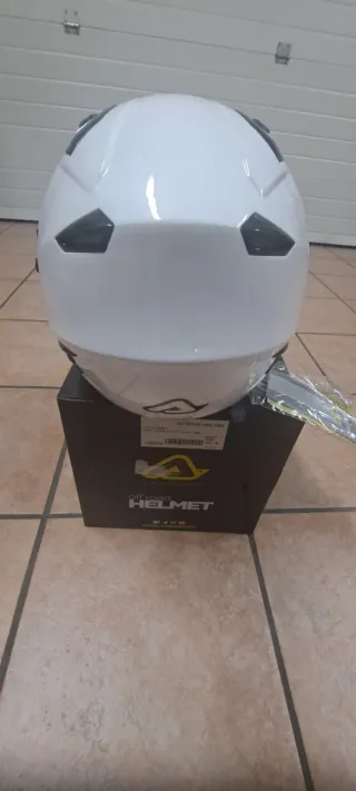 Casco Acerbis blanco