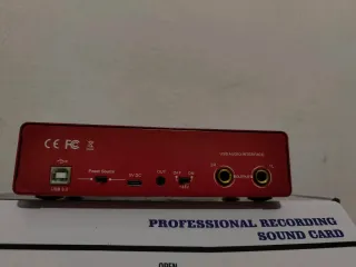 Interfaz de Audio USB Profesional