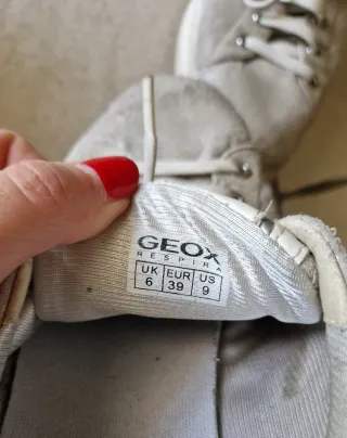 Sneakers Geox Grigie Donna