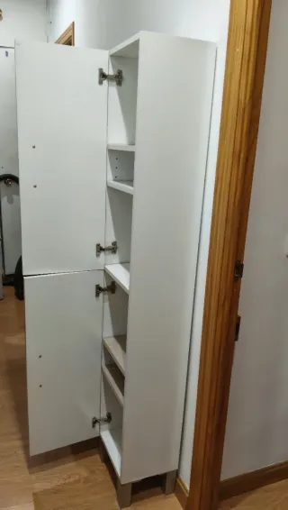 Armario baño Leroy Merlin blanco