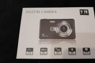 Cámara Digital 4K Morada