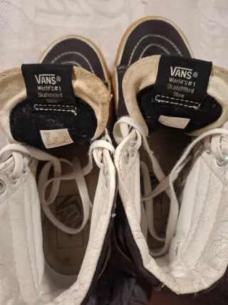 Zapatillas Vans Sk8 Hi Negras y Amarillas