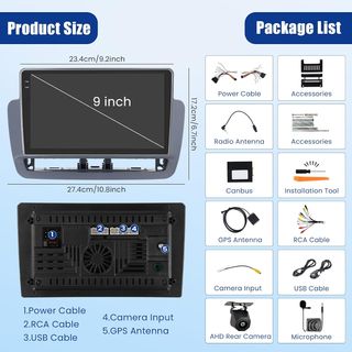 Radio Android 9" Seat Ibiza NUEVA CarPlay
