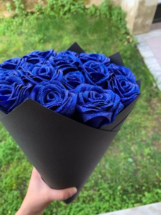 Rosas eternas de cetim - buquês