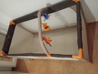 Parque cuna bebé Winnie the Pooh con colchón