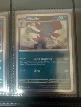 Cartas Pokémon Sneasel y Weavile Promo
