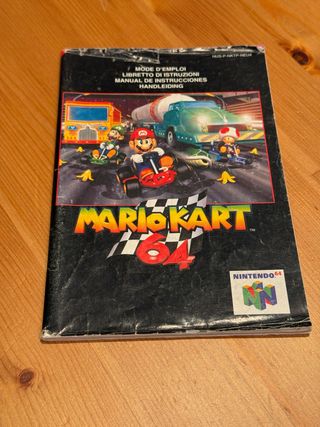🇪🇸 Manual Mario Kart 64 Nintendo 64