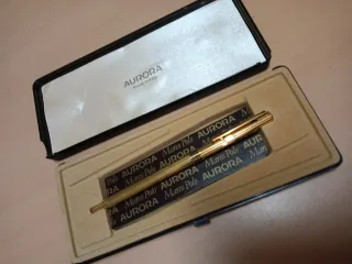 Aurora Marco Polo penna placcata oro