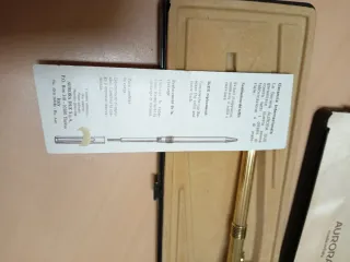 Aurora Marco Polo penna placcata oro