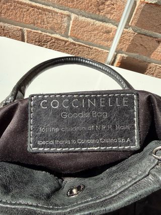 Borsa Coccinelle Vera Pelle Nera