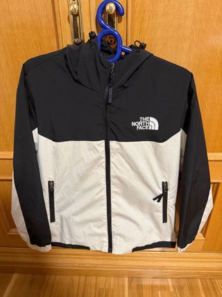 Cortavientos The North Face Negro y Blanco