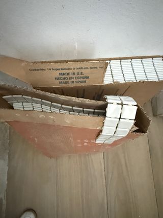 Gresite Mosaico Vitreo Blanco Azulejo