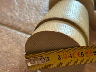 3 Barras Cortina Madera + Soporte