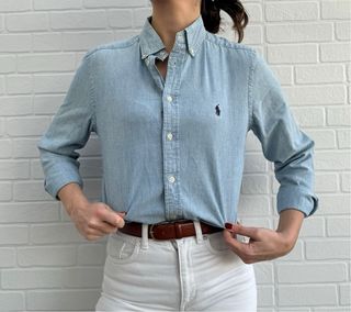 Camisa Polo Ralph Lauren azul