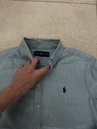 Camisa Polo Ralph Lauren azul