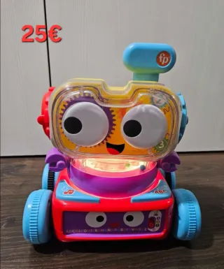 Triciclo infantil azul con cesta