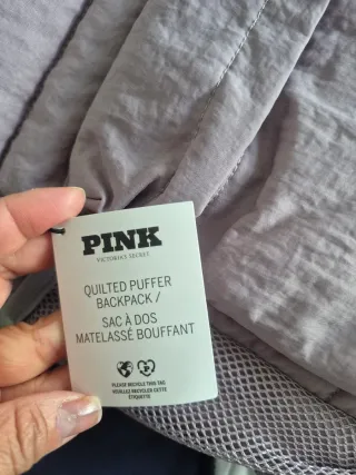 Mochila Victoria's Secret acolchada