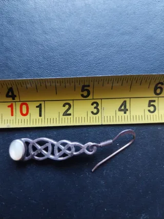 Pendientes Plata Celta con Nácar