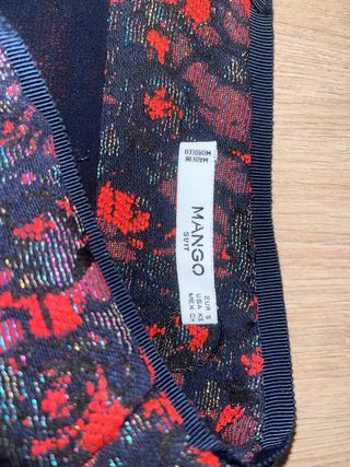 Falda estampada mujer