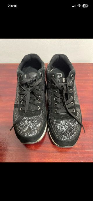 Zapatillas GIOS EPP Mujer Negro/Plata