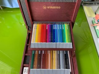 Carbothello 60 lápices pastel en caja de madera