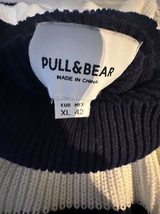 Jersey Pull&Bear rayas cuello alto hombre