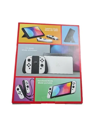 Consola Nintendo Switch OLED Blanca + 4 Juegos