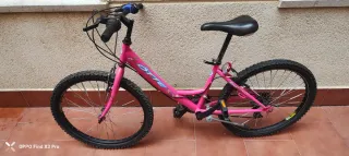 Bicicleta niña rosa