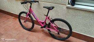 Bicicleta niña rosa
