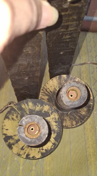 2 Applique in Ferro Battuto Vintage