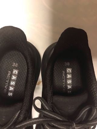 Zapatillas CASA ACTIVE Negras Talla 38