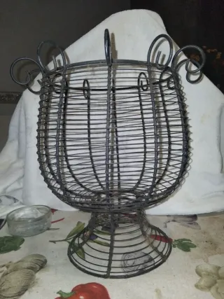 Cesta Frutero Hierro Forjado