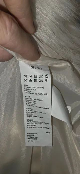 Chaleco de Pelo Sfera Talla S Mujer