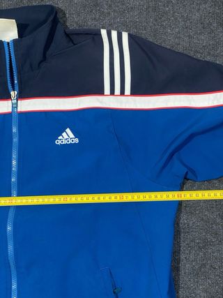 Chaqueta Adidas Talla L Azul y Blanco