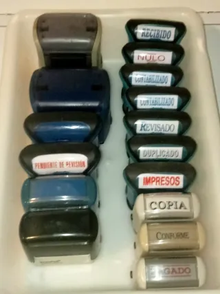 Lote de tampones automáticos para empresa