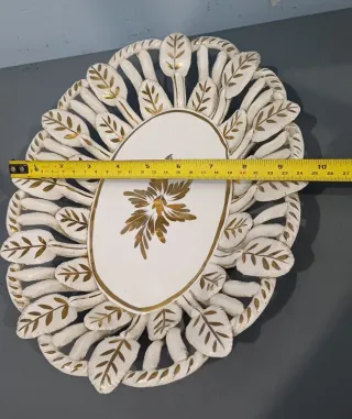 Adorno Platos de cerámica con flores