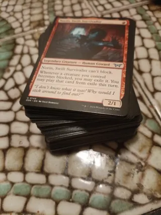 Lote 119 cartas Magic Duskmourn: La casa de los ho