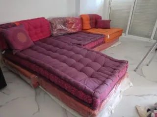 Sofá modular de cojines