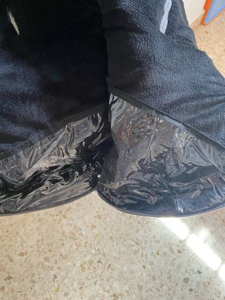 Saco silla/carro bebé gris y negro jane