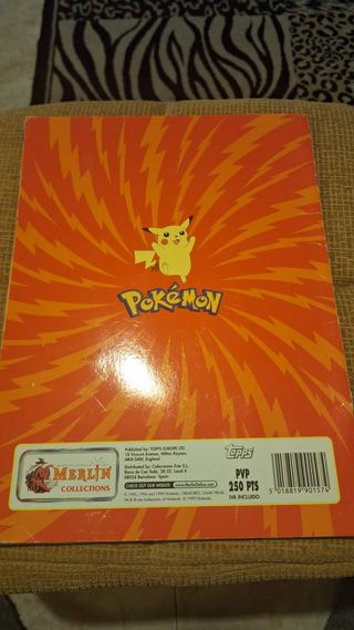 Álbum Cromos Pokémon ¡Hazte con todos!