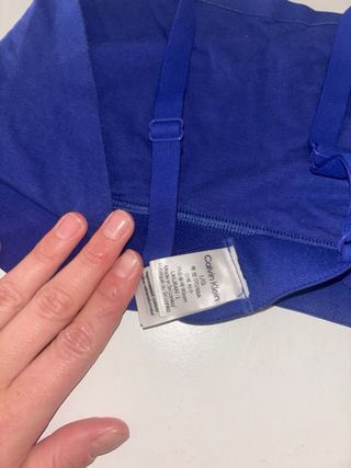 Sujetador Deportivo Calvin Klein Azul