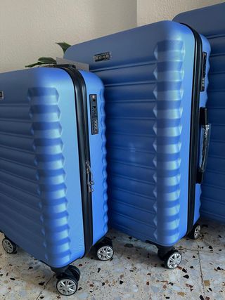 Set 3 Maletas Viaje Azules Nuevas