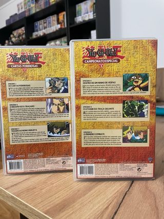 Conjunto VHS Yu-Gi-Oh! em Português