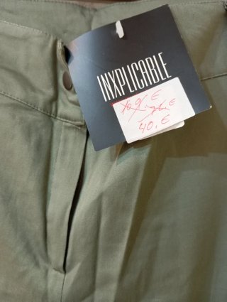 Pantalones mujer Inxplicable verde oliva