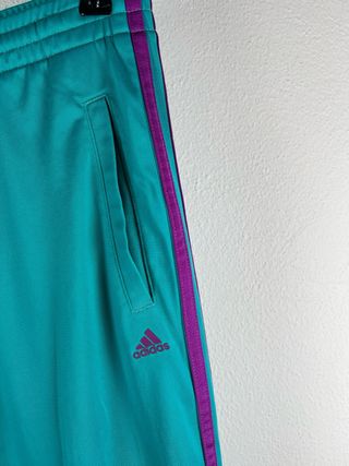 Adidas Pantaloni Tuta TrackPants Verde Viola M